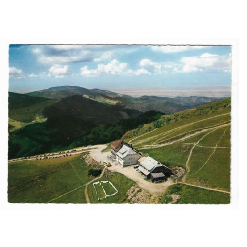 Postkarte-Belchen,Hotel Belchenhaus./Schwarzwald.