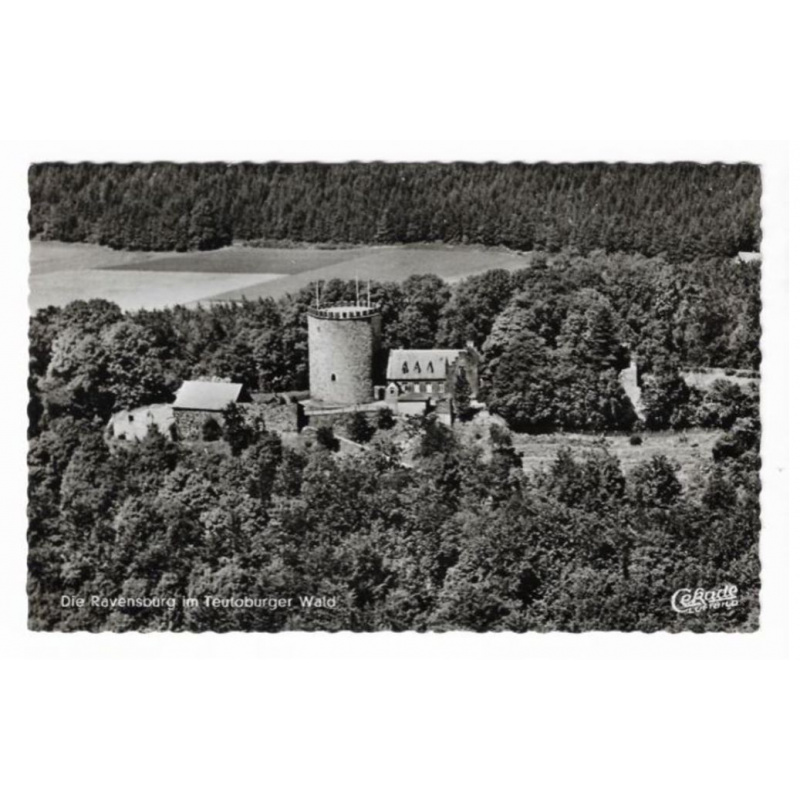 Postkarte-Die Ravensburg im Teutoburger Wald.