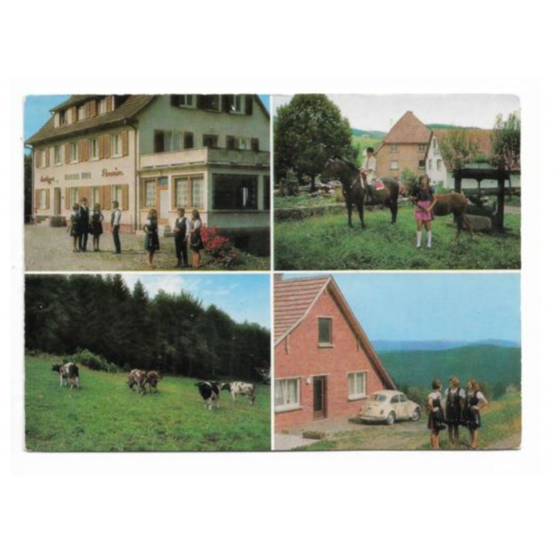 Postkarte-Ottoschwanden-Gasthaus Hintere Höfe