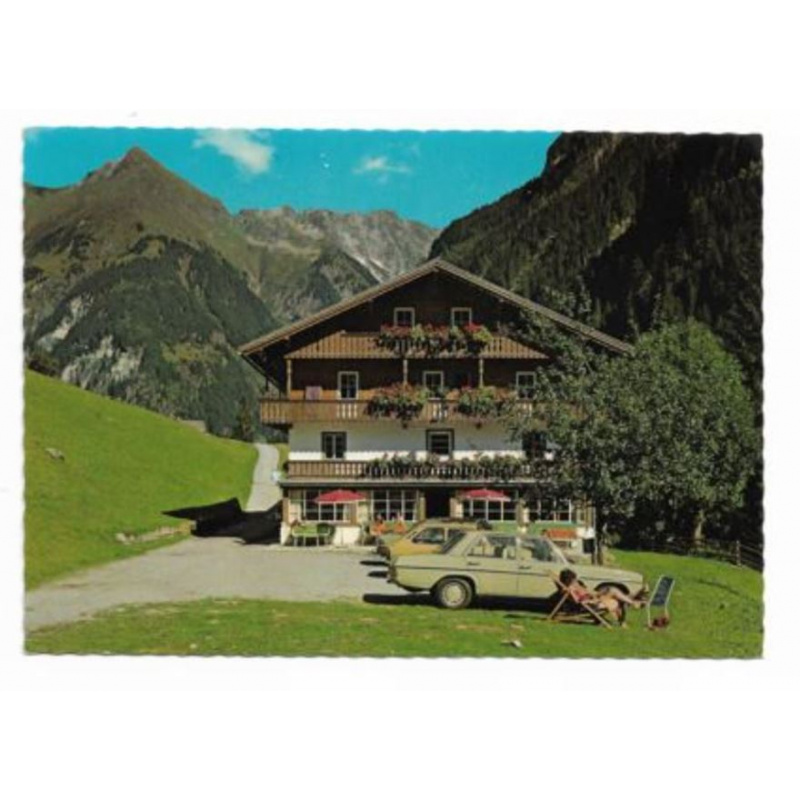 Postkarte-Ginzling,Zillertal. Gasthof LEITENHOF.