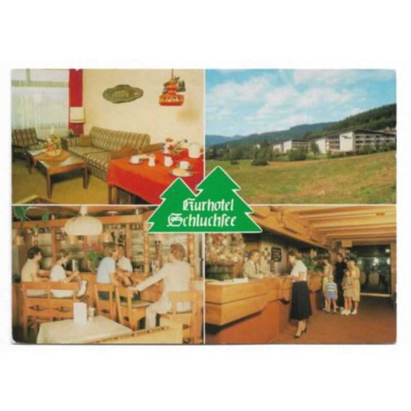 Postkarte-Kurhotel Schluchsee-Schluchsee