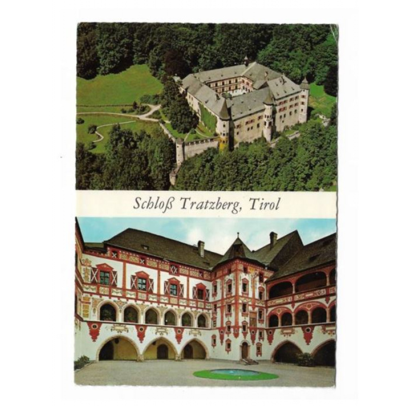 Postkarte-Schloß Tratzberg, Tirol.