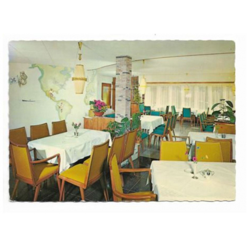 Postkarte-Wasserburg/Bodensee-Hotel-Cafe Seestern.