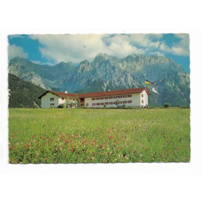 Postkarte-Jugendherberge -Ganghofer/Mittenwald