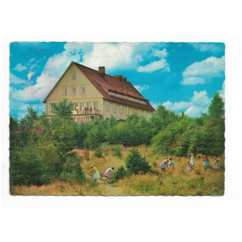 Postkarte-Jugendherberge -Clausthal-Zellerfeld.