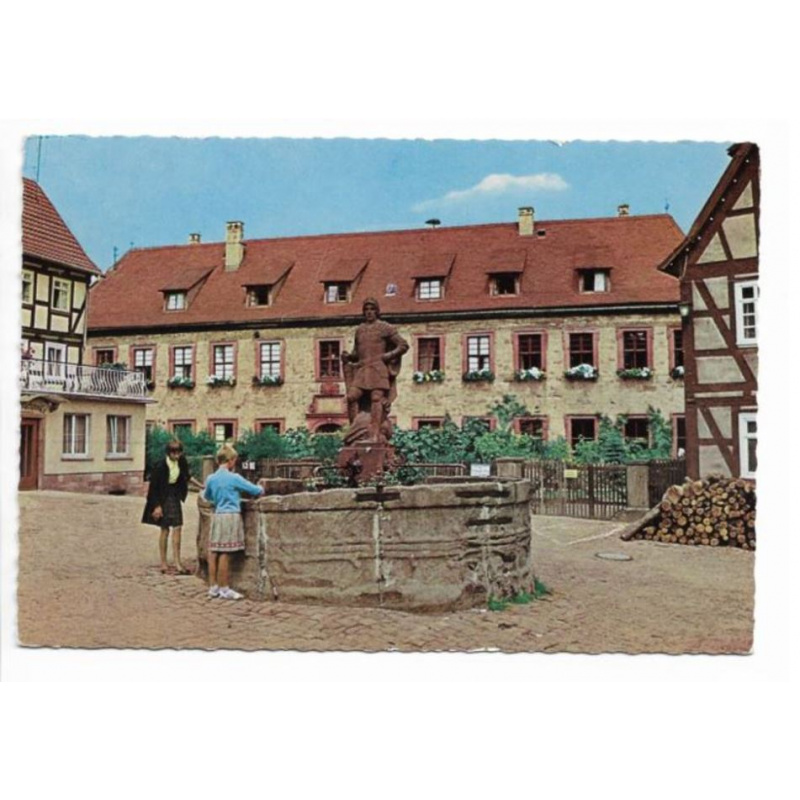 Postkarte-Jugendherberge Schlitz/Oberhessen.