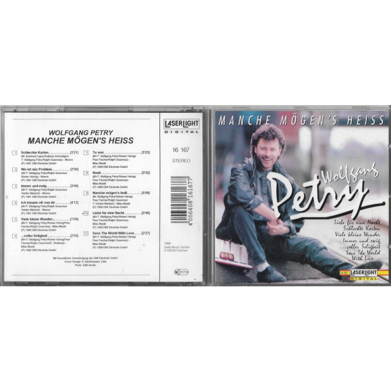 Wolfgang Petry - Manche mögens heiss - CD