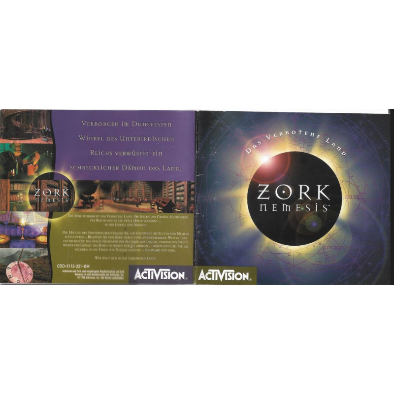 PC-Spiel (Retrogame) -Zork: Nemesis - Das verbotene Land" Klassiker, Adventure