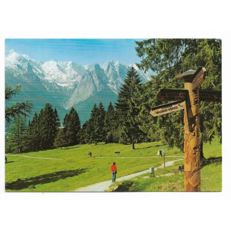 Postkarte- Garmisch-Partenkirchen kramerplateauweg...