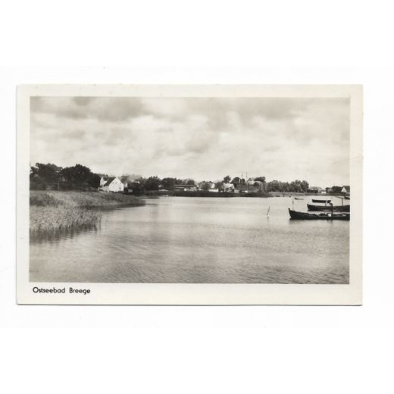 Postkarte-Ostseebad -Breege