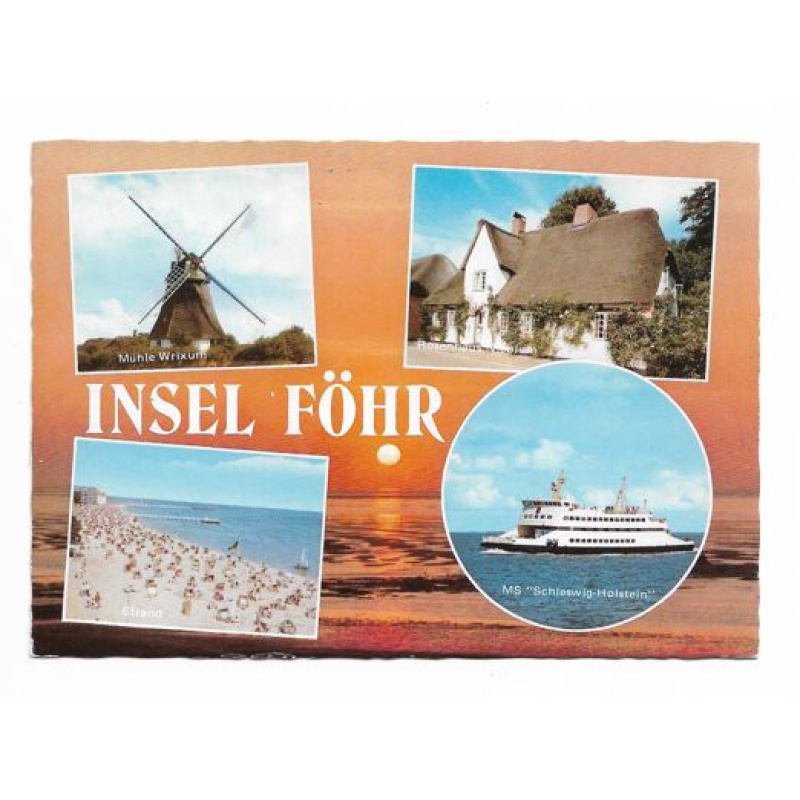 Postkarte-Insel Föhr