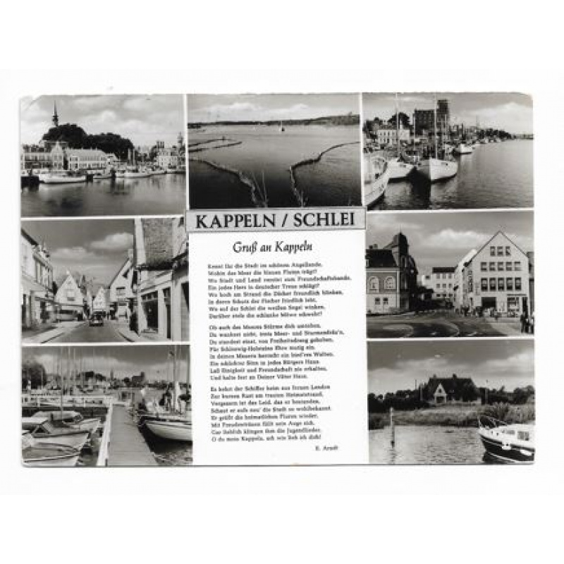 Postkarte-Kappeln an der Schlei