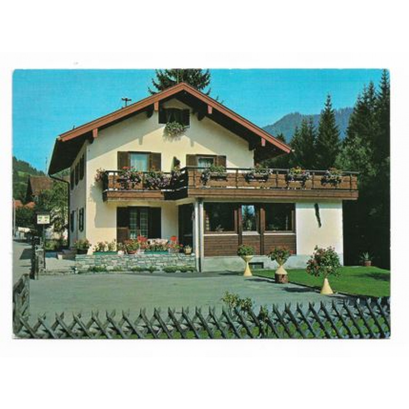 Postkarte-Haus Senoner, Ruhpolding.