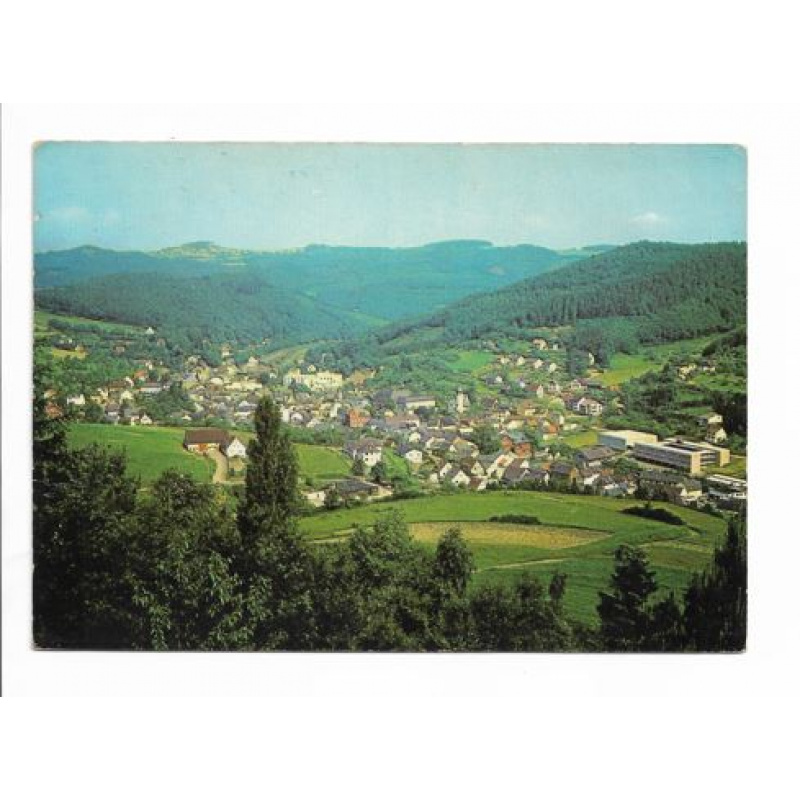 Postkarte-Adenau in der Eifel.