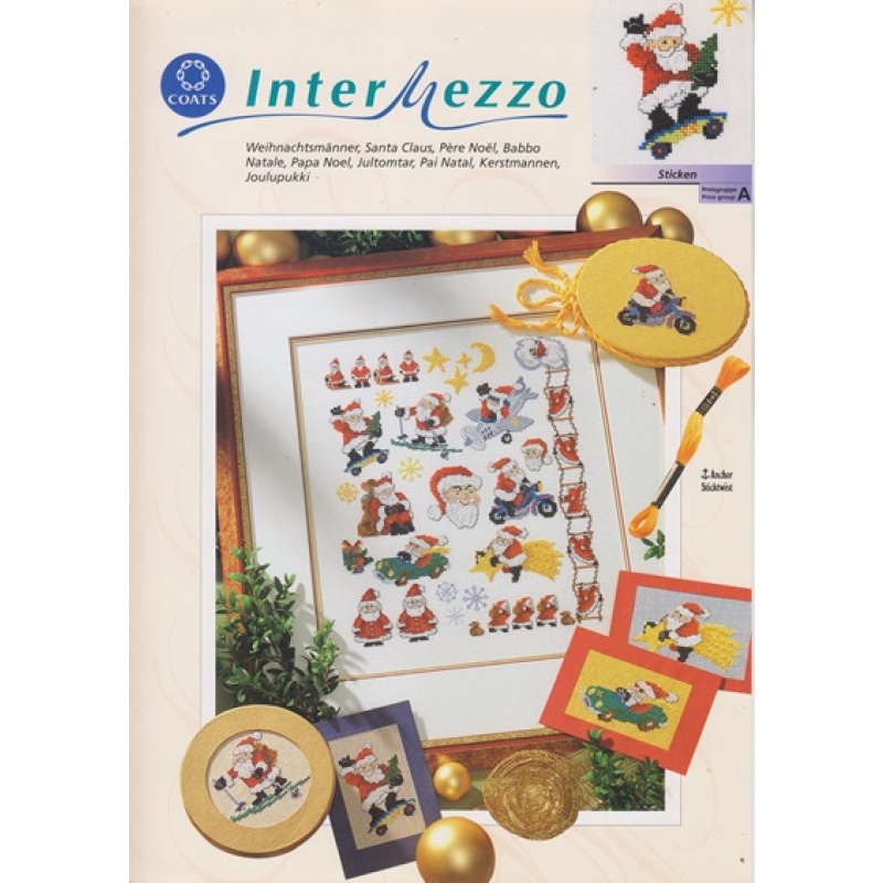 Kreuzstichvorlage Weihnachtsmänner (78TW)