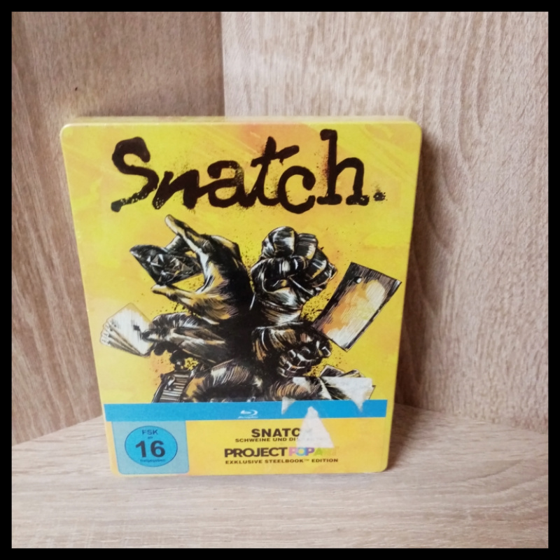 Snatch - Schweine & Diamanten , PopArt Steelbook Bluray ,Jason Statham&Brad Pitt-OVP