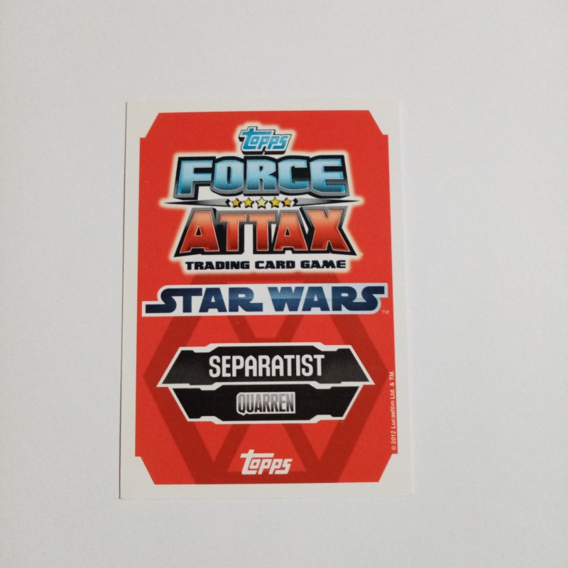 Force Attax Card. QUARREN . Nr.108