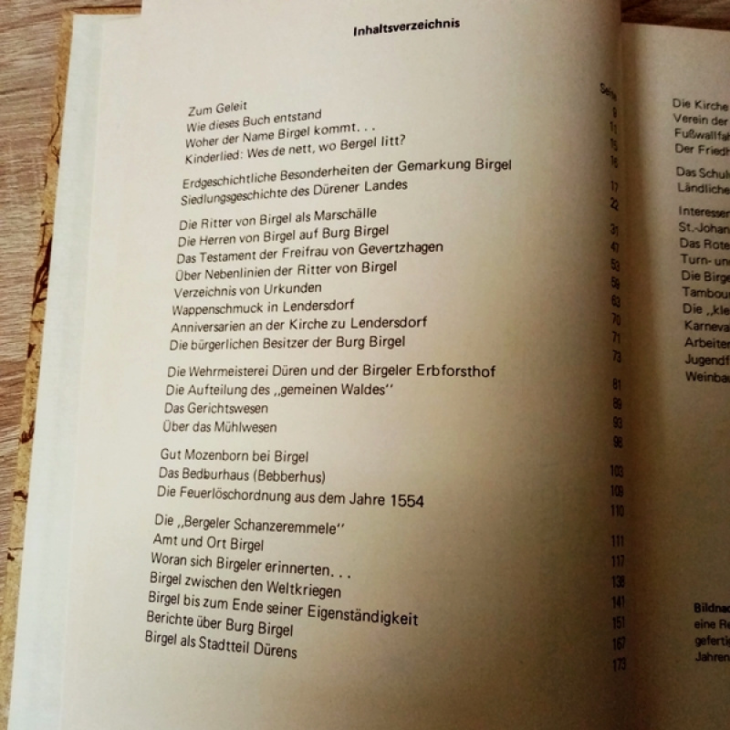 Heimatbuch Birgel-Kreis Düren.