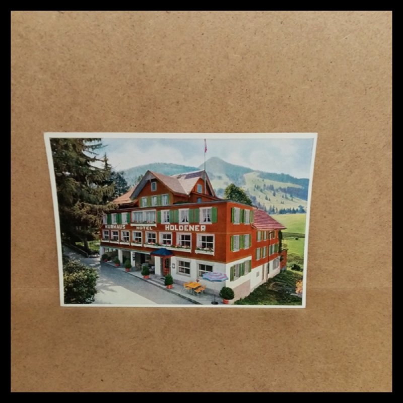 Ak-A 123. Oberiberg. Hotel - Kurhaus Holdener