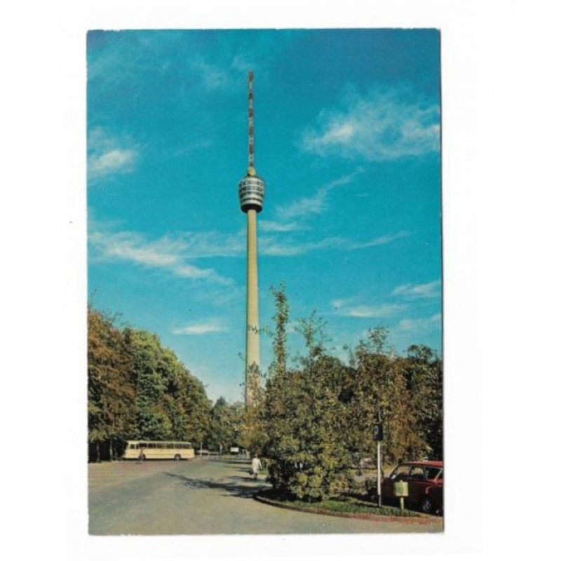 Postkarte-Fernsehturm Stuttgart.