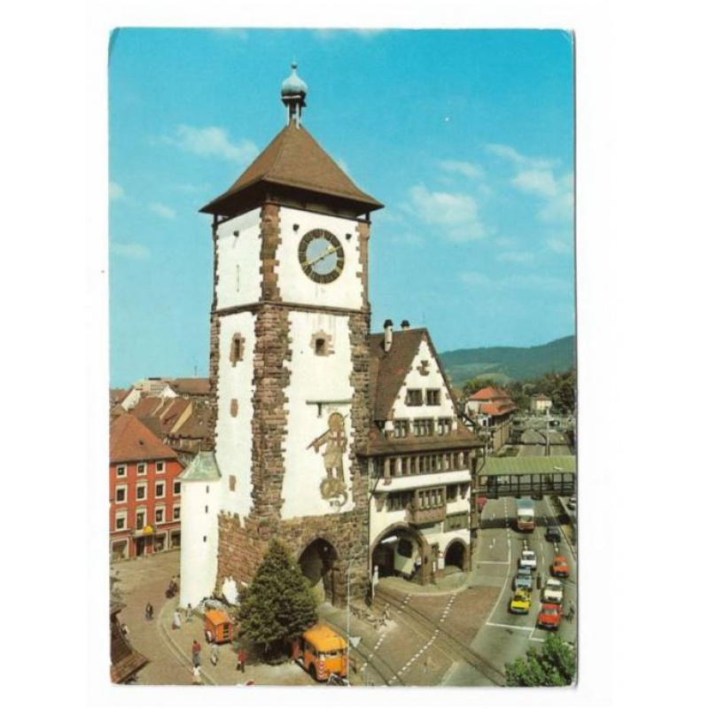 Postkarte-Freiburg-Schwabentor.