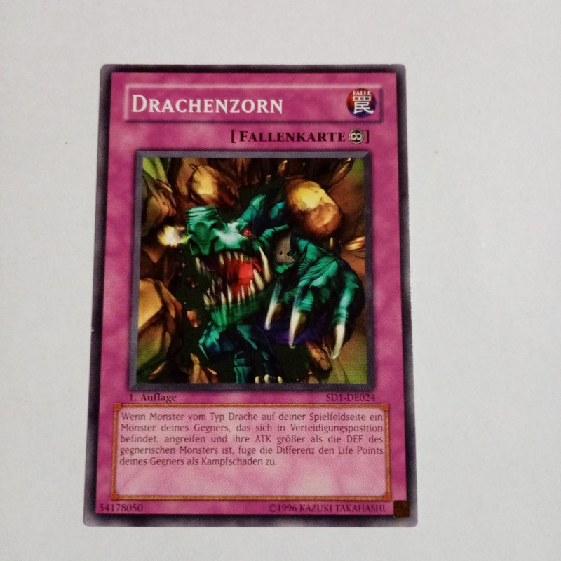 Konami  SAMMELKARTE.DRACHENZORN.