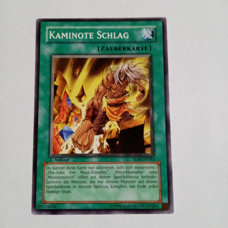 Konami- SAMMELKARTE.KAMINOTE SCHLAG.