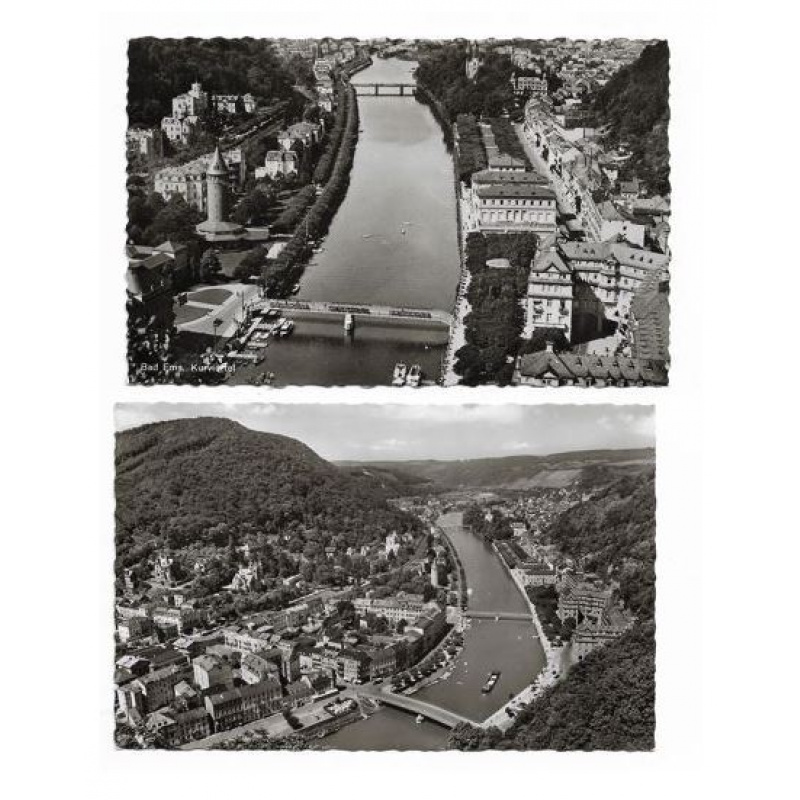 2 Stück-Postkarten-Bad Ems