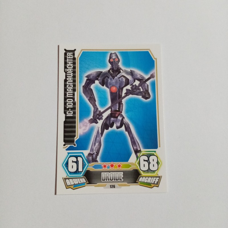 Force Attax Card. DROIDE Nr. 126