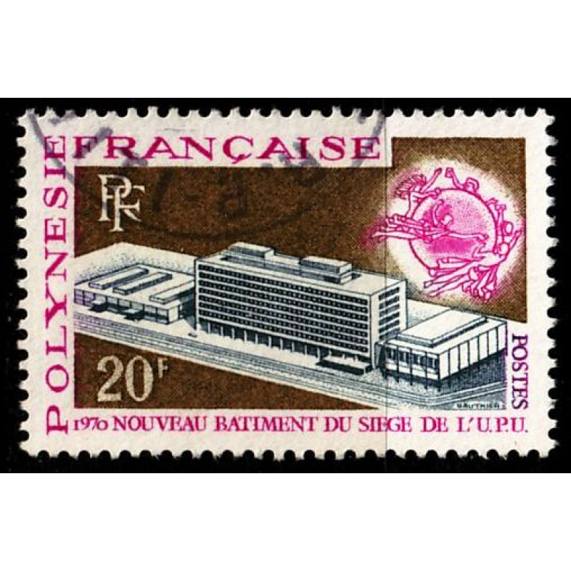 POLYNESIE FRANCAISE [1970] MiNr 0112 ( O/used ) Architektur