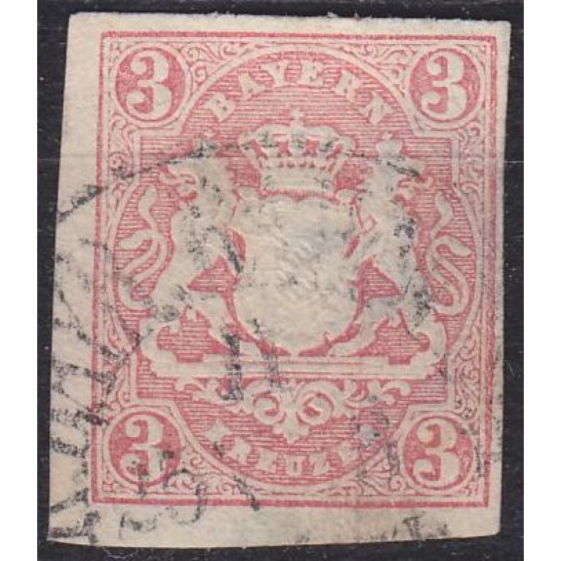 GERMANY Bayern Bavaria [1867] MiNr 0015 ( O/used ) [05]