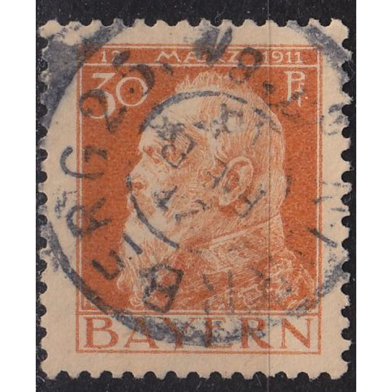 GERMANY Bayern Bavaria [1911] MiNr 0081 I ( O/used )