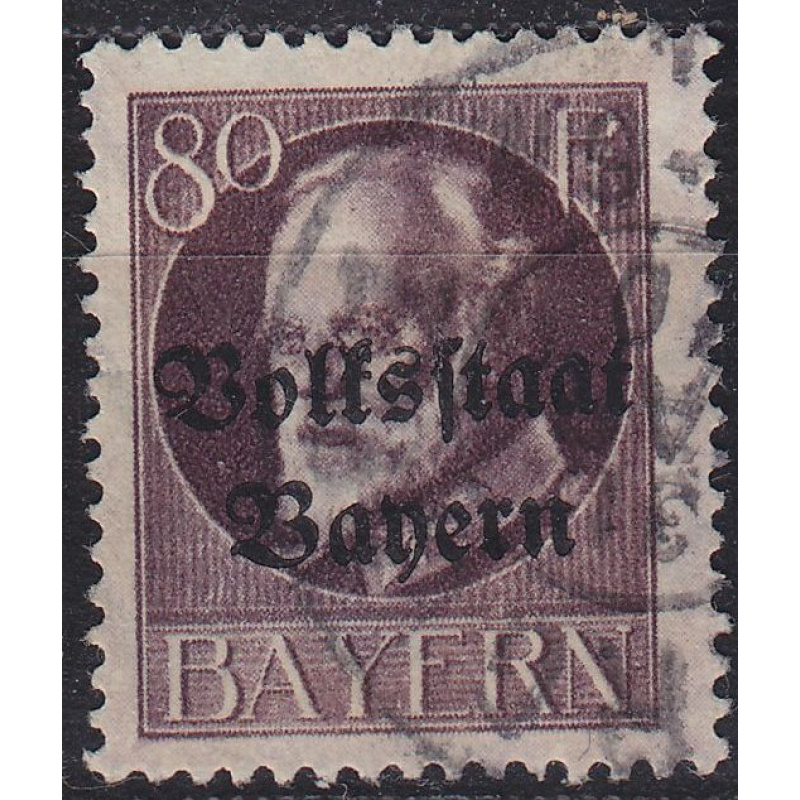 GERMANY Bayern Bavaria [1919] MiNr 0127 A ( O/used )