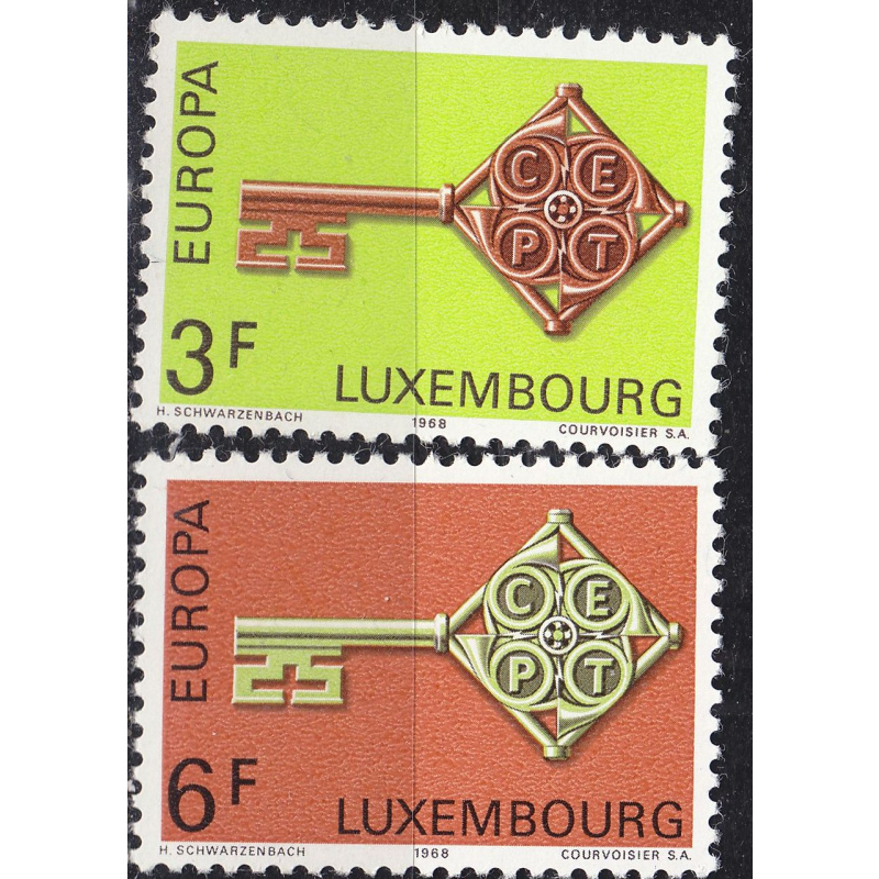 LUXEMBURG LUXEMBOURG [1968] MiNr 0771-72 ( **/mnh ) CEPT