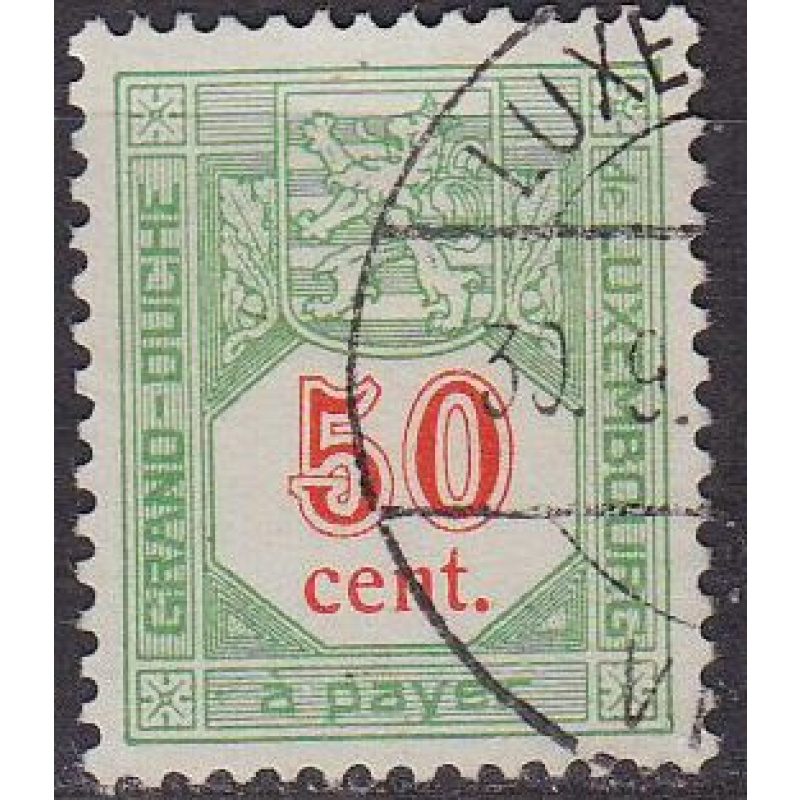 LUXEMBURG LUXEMBOURG [Porto] MiNr 0016 B ( O/used )