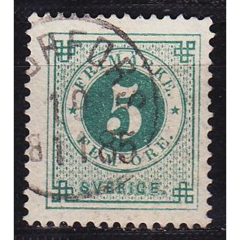 SCHWEDEN SVERIGE [1872] MiNr 0019 B ( O/used )